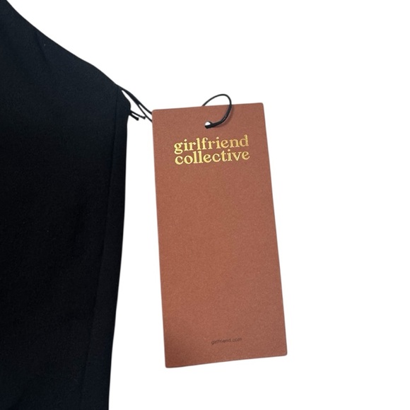 Girlfriend Collective Black High Neck Sports Bra Size L - Picture 2 of 9